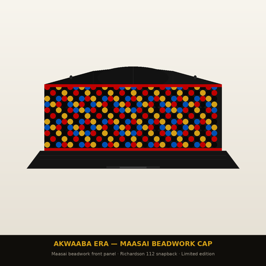AKWAABA ERA Maasai Beadwork Cap — Africa Week 01